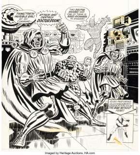 Starlin, Jim - Jim Starlin, Al Milgrom, and Mike Esposito The Mighty World of Marvel #21 Cover Original Art (Marvel UK, 1973)....