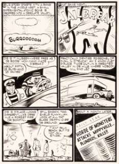 Briefer, Dick | Dick Briefer Frankenstein #3 Story Page 2 Original Art (Prize Comics, 1946).... | Heritage