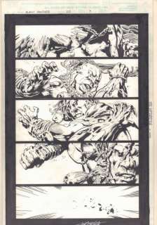 Bob Almond, Sal Velluto - Black Panther #20 P.3 - Black Panther Vs. Killmonger - 2000 Signed