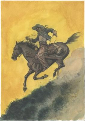 Enrico Marini | Illustration Go West, Western | Galerie 9ème Art