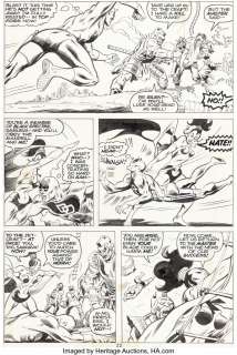 Brown, Bob - Bob Brown and Jim Mooney Daredevil #111 Story Page 12 Original Art (Marvel, 1974)....