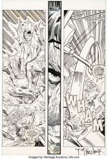McFarlane, Todd - Todd McFarlane, Jim Sanders, and Chris Ivy The Incredible Hulk #345 Story Page 26 Original Art (Marvel, 1988)....