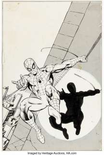 Kane, Gil | Gil Kane and Joe Rubinstein Marvel Tales #100 Pin-Up Original Art (Marvel, 1979).... | Heritage
