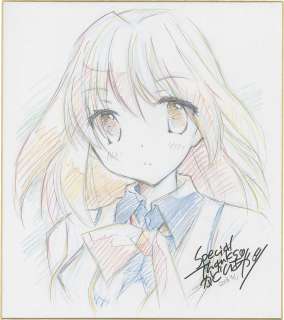 Aya Kadoi Hand-Drawn Color Shikishi"Melon Cream Soda" | Mandarake (Big Web)