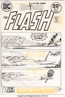 Cardy, Nick | Nick Cardy Flash #223 Cover Original Art (DC, 1973).... | Heritage