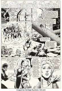 Anderson, Brent - Brent Anderson and Bob McLeod X-Men Annual #5 Story Page 13 Original Art (Marvel, 1981)....