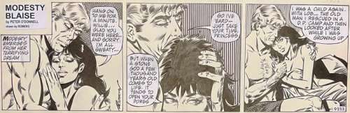Romero, Enrique Badia | Romero, Enrique Badia - Originele strook - Modesty Blaise - Tribute of the Pharaoh - (1997) | Catawiki