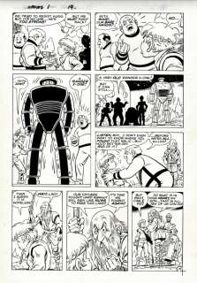 Carlos Garzon, John Romita Sr. - Droids #1 P 14 (R2-D2; C-3Po & Ranger X-1!) Large Art - 1985