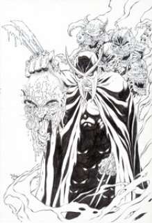 Vigil, Tim - Tim Vigil Faust #4 Variant Cover Original Art (EEE Verlag, 1999)....