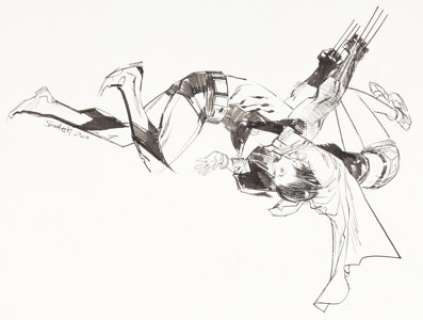 Murphy, Sean Gordon - Sean Gordon Murphy - Wolverine and Jubilee Illustration Original Art (2010)....