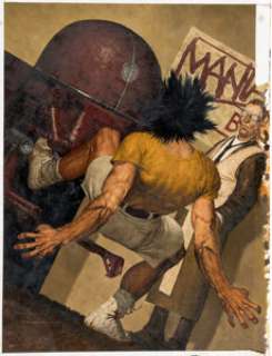 Hale, Phil - Phil Hale Epic Illustrated #33 Johnny Badhair Splash Page 4 Painting Original Art (Marvel/Epic, 1985)....