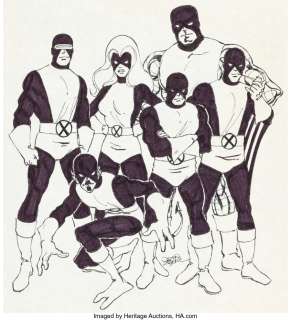 Byrne, John | John Byrne The Comic Reader #167 X-Men Cover Original Art (Street Enterprises, 1979).... | Heritage