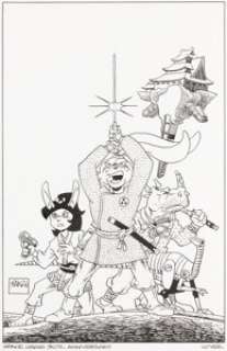 Sakai, Stan - Stan Sakai Space Usagi #1 Cover Original Art (DOGU, 2022)....