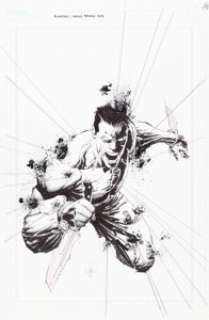 Portacio, Whilce - Whilce Portacio Bloodshot Salvation #11 Variant Cover Original Art (Valiant, 2018)....