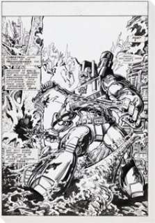 Reed, Dan - Dan Reed Transformers #164 Complete 12-Page Story "City of Fear" Original Art (Marvel UK, 1988).... (Total: 12 Original Art)
