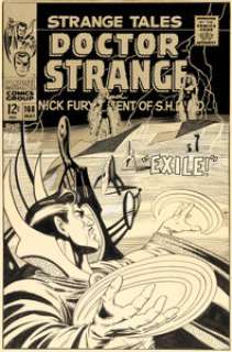 Adkins, Dan | Dan Adkins Strange Tales #168 Doctor Strange Cover Original Art (Marvel, 1968).... | Heritage