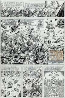 Starlin, Jim - Jim Starlin and Steve Leialoha Warlock #9 Story Page 8 Original Art (Marvel, 1975)....