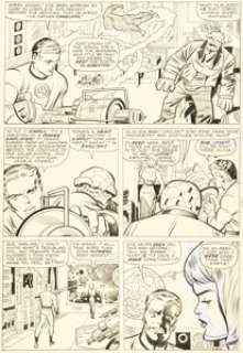 Kirby, Jack | Jack Kirby and Chic Stone Fantastic Four #37 Story Page 2 Original Art (Marvel, 1965).... | Heritage