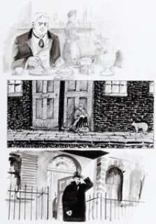 Eddie Campbell - Taboo #6 "From Hell" Chapter 5 Story Page 8 Original Art (Spiderbaby Grafix, 1992)....