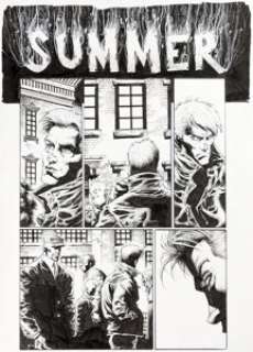 Kyle Hotz - The Amazing Spider-Man #14 (908) Complete 8-Page Story "Summer" Original Art (Marvel, 2023).... (Total: 8 Original Art)