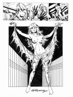 Enric Badia Romero | Enric Badia Romero - original drawing - Axa - The Beginning - EO | Catawiki