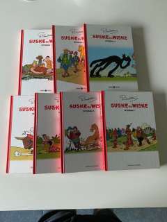 Willy Vandersteen + Studio / Eric de Rop | Suske en Wiske - 7x opdrachttekening Eric De Rop - in de complete reeks Classics bundelingen 1 t/m 7 - Cartonné - EO - (2017/2019) | Catawiki