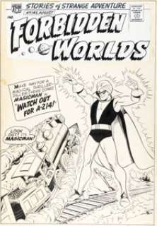 Kurt Schaffenberger (as Pete Costanza) Forbidden Worlds #126 Cover Original Art (ACG, 1965).