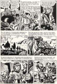 Bernie Krigstein Valor #5 Story Page 2 Original Art (EC, 1955).