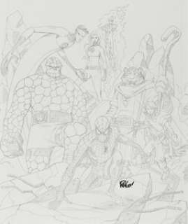 Mike Wieringo Modern Masters #9 Cover Original Art (TwoMorrows Publishing, 2006). | Heritage