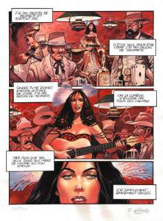 Planche originale 2 d‘Obispo - Pas besoin de regrets - par Thierry Girod