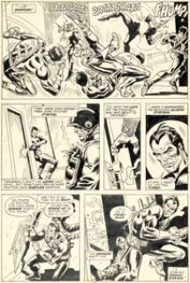 Ross Andru and Mike Esposito Giant-Size Spider-Man #4 Punisher Story Page 11 Original Art (Marvel, 1975). | Heritage