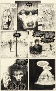 Chris Bachalo and Malcolm Jones III Sandman #12 Story Page 23 Original Art (DC, 1989).