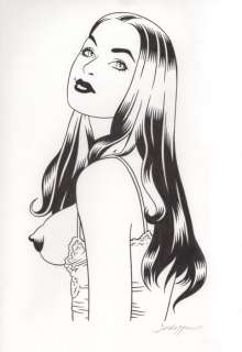 Roberto Baldazzini | Roberto Baldazzini - Illustrazione originale a inchiostro | Catawiki