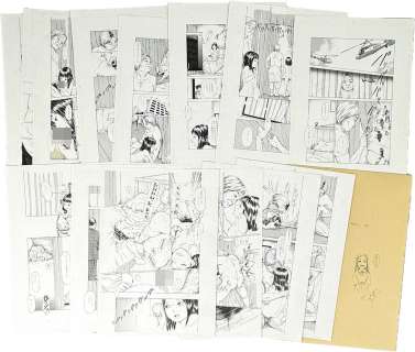 Hiraku Machida Hand-Drawn Manuscript "Magic mirror Hotel" total 16 sheets | Mandarake (Big Web)