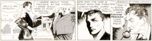 Frank Frazetta Ace McCoy Daily Comic Strip Original Art dated 11-4-52 (McNaught Syndicate, 1952). | Heritage