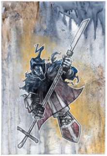 John K. Snyder Grendel: God and the Devil #7 Cover Painting Original Art (Dark Horse, 2003).