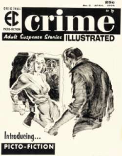 Reed Crandall Crime Illustrated #2 Cover Original Art (EC, 1956).