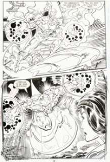 Ron Lim and Tom Christopher Silver Surfer #92 Story Page 16 Original Art (Marvel, 1994).