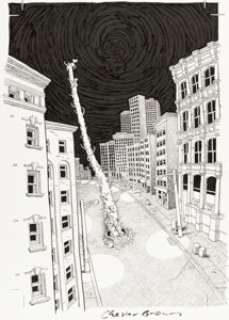 Chester Brown Ed the Happy Clown #1 Cover Original Art (Drawn & Quarterly, 2005).