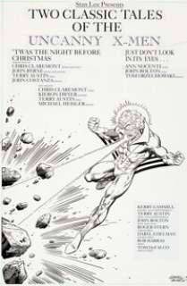 Kerry Gammill and Terry Austin Classic X-Men #25 Banshee Title Page Original Art (Marvel, 1988).