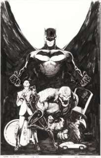 David Marquez Batman: Killing Time #1 Cover Original Art (DC, 2022).