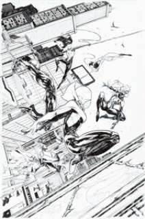 Iban Coello Amazing Spider-Man #51.LR Variant Cover Original Art (Marvel, 2021).