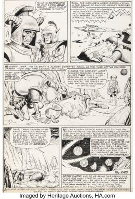 George Tuska Tales of Suspense #58 The Watcher Story Page 5 Original Art (Marvel, 1964).