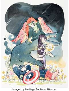 Peach Momoko A.X.E.: Judgment Day #4 Variant Cover Original Art (Marvel, 2022). (Total: 3 Original Art) | Heritage