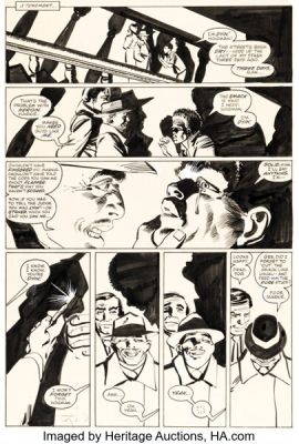 Frank Miller and Klaus Janson Daredevil #184 Story Page 12 Original Art (Marvel, 1982). | Heritage