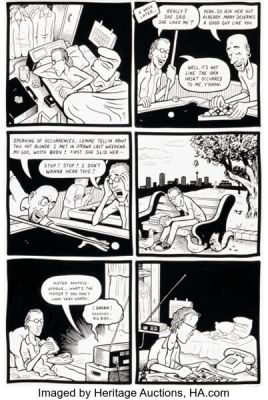Joe Matt Peepshow #5 Story Page 11 Original Art (Drawn & Quarterly, 1993). | Heritage