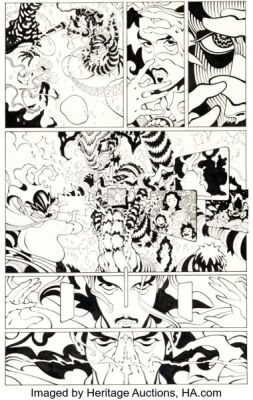 Tradd Moore Doctor Strange: Fall Sunrise #1 Story Page 8 Original Art (Marvel, 2023). | Heritage
