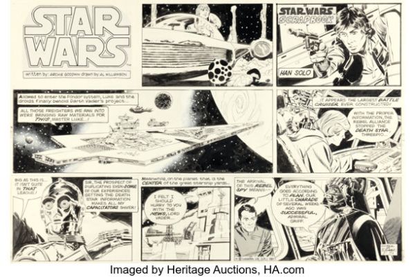 Al Williamson Star Wars Sunday Comic Strip Original Art dated 5-31-81 (LA Times Syndicate, 1981). | Heritage