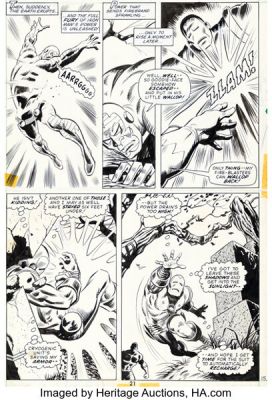 George Tuska and Mike Esposito Iron Man #59 Story Page 15 Original Art (Marvel, 1973). | Heritage