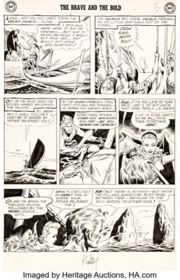 Joe Kubert The Brave and the Bold #24 Viking Prince Story Page 5 Original Art (DC, 1959). | Heritage